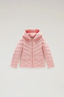 Woolrich Piumino Sundance Da Bambina Con Cappuccio - Bambina - Rosa