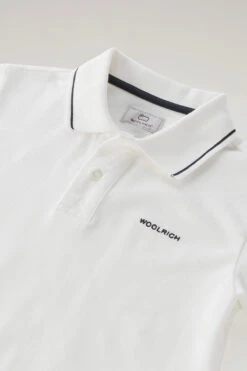 Woolrich Polo Monterey Da Bambino In Cotone Piquet Elasticizzato - Bambino - Bianco 9 Woolrich Polo Monterey Da Bambino In Cotone Piquet Elasticizzato - Bambino - Bianco -Offerta Economica Vestiario CFWKPO0032MRUT2224 8270 2