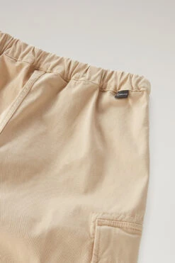 Woolrich Pantaloncini Cargo Da Bambino Tinti In Capo In Cotone Elasticizzato - Bambino - Beige 11 Woolrich Pantaloncini Cargo Da Bambino Tinti In Capo In Cotone Elasticizzato - Bambino - Beige -Offerta Economica Vestiario CFWKSH0046MRUT3343 4377 4