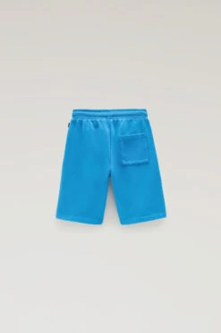 Woolrich Pantaloncini Da Bambino In Puro Cotone - Bambino - Blu -Offerta Economica Vestiario CFWKSH0047MRUT3454 31066 1