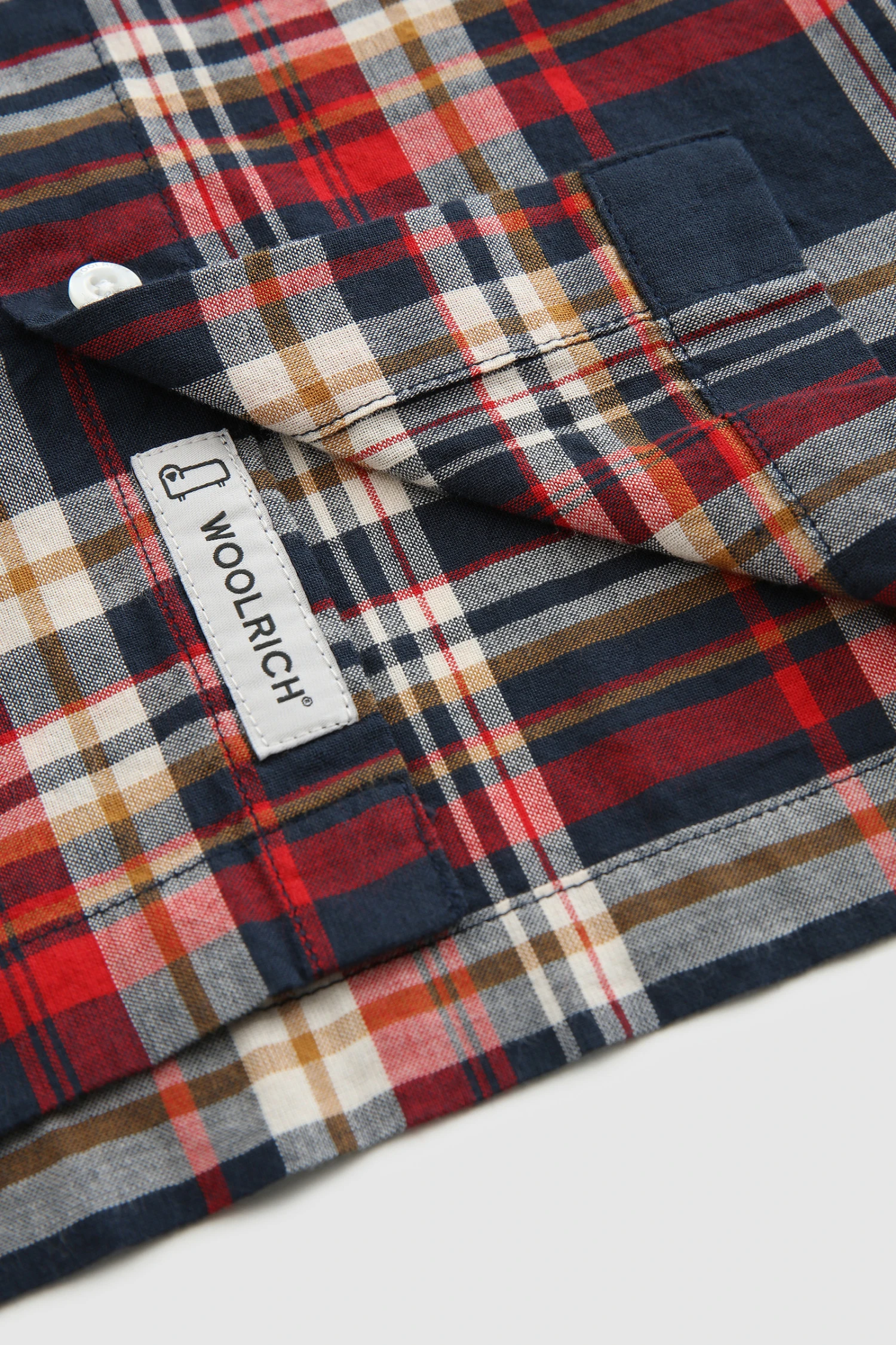 Woolrich Camicia Da Bambino Button-down In Popeline - Bambino - Rosso 7 Woolrich Camicia Da Bambino Button-down In Popeline - Bambino - Rosso - immagine 5