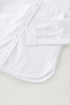 Woolrich Camicia Da Bambino In Misto Lino E Cotone - Bambino - Bianco -Offerta Economica Vestiario CFWKSI0059MRUT3377 8270 3