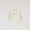 Woolrich Maglia Da Bambina Girocollo In Cotone Felpato Con Maniche Ampie - Bambina - Bianco -Offerta Economica Vestiario CFWKSW0159FRUT3379 8743