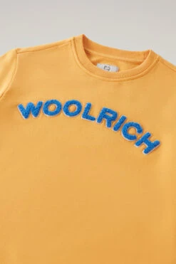 Woolrich Felpa Girocollo Varsity Da Bambino In Puro Cotone - Bambino - Giallo 9 Woolrich Felpa Girocollo Varsity Da Bambino In Puro Cotone - Bambino - Giallo -Offerta Economica Vestiario CFWKSW0168MRUT3454 2165 2