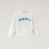 Woolrich Felpa Girocollo Varsity Da Bambino In Puro Cotone - Bambino - Bianco 2 Woolrich Felpa Girocollo Varsity Da Bambino In Puro Cotone - Bambino - Bianco -Offerta Economica Vestiario CFWKSW0168MRUT3454 8743
