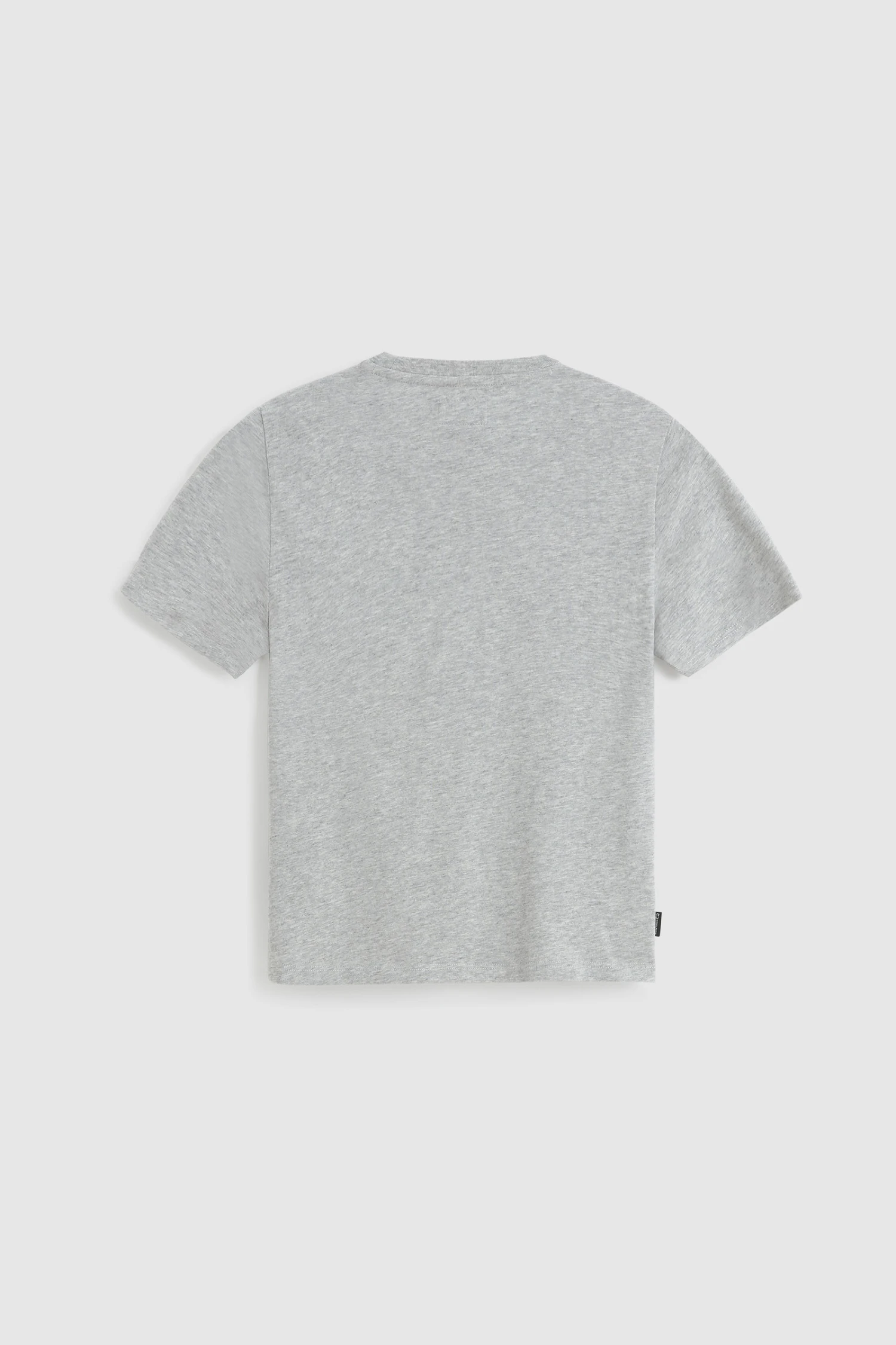 Woolrich Maglietta Da Bambino In Cotone Organico Con Logo - Bambino - Grigio 4 Woolrich Maglietta Da Bambino In Cotone Organico Con Logo - Bambino - Grigio - immagine 2