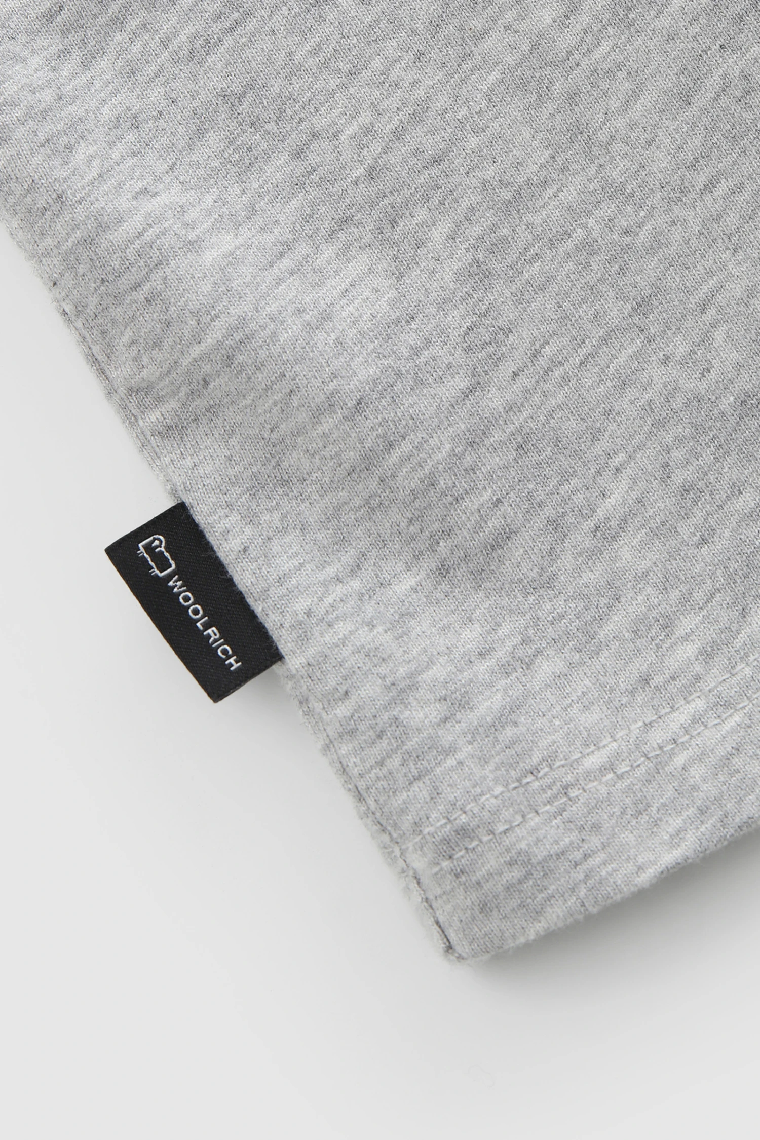 Woolrich Maglietta Da Bambino In Cotone Organico Con Logo - Bambino - Grigio 6 Woolrich Maglietta Da Bambino In Cotone Organico Con Logo - Bambino - Grigio - immagine 4