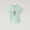Woolrich Maglietta Da Bambina Con Stampa In Puro Cotone - Bambina - Verde -Offerta Economica Vestiario CFWKTE0119FRUT1486 6585