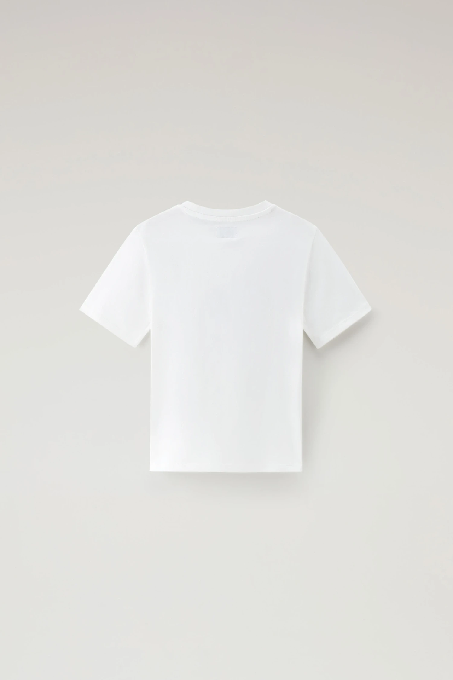 Woolrich Maglietta Varsity Da Bambino In Puro Cotone - Bambino - Bianco 4 Woolrich Maglietta Varsity Da Bambino In Puro Cotone - Bambino - Bianco - immagine 2