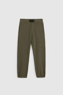 Woolrich Pantaloni Da Bambino In Cotone Felpato - Bambino - Verde