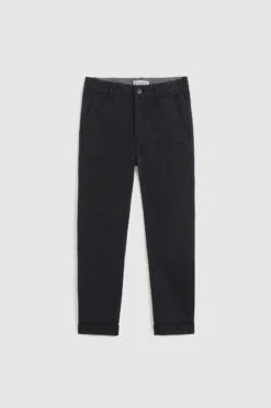 Woolrich Pantaloni Da Bambino In Cotone Tinto In Capo - Bambino - Blu