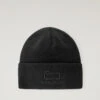 Woolrich Berretto Unisex In Cotone Misto Lana - Unisex - Nero -Offerta Economica Vestiario CFWOAC0172MRUF0588 100