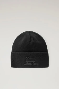 Woolrich Berretto Unisex In Cotone Misto Lana - Unisex - Nero
