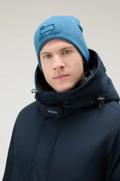 Woolrich Berretto Unisex In Cotone Misto Lana - Unisex - Blu -Offerta Economica Vestiario CFWOAC0172MRUF0588 31093 3