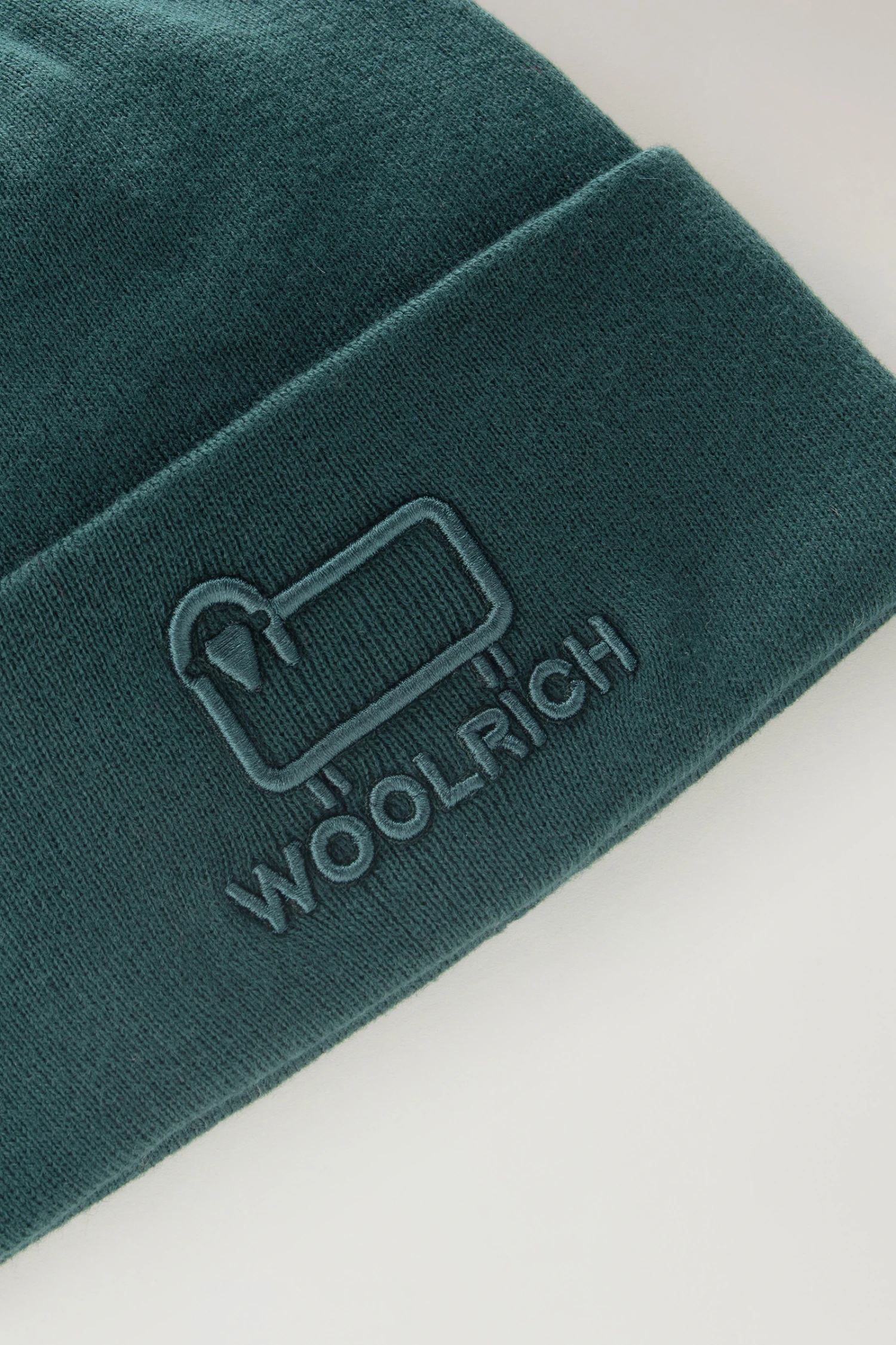 Woolrich Berretto Unisex In Cotone Misto Lana - Unisex - Verde 5 Woolrich Berretto Unisex In Cotone Misto Lana - Unisex - Verde - immagine 3