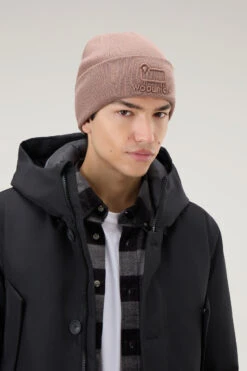 Woolrich Berretto Unisex In Cotone Misto Lana - Unisex - Marrone -Offerta Economica Vestiario CFWOAC0172MRUF0588 7393 3
