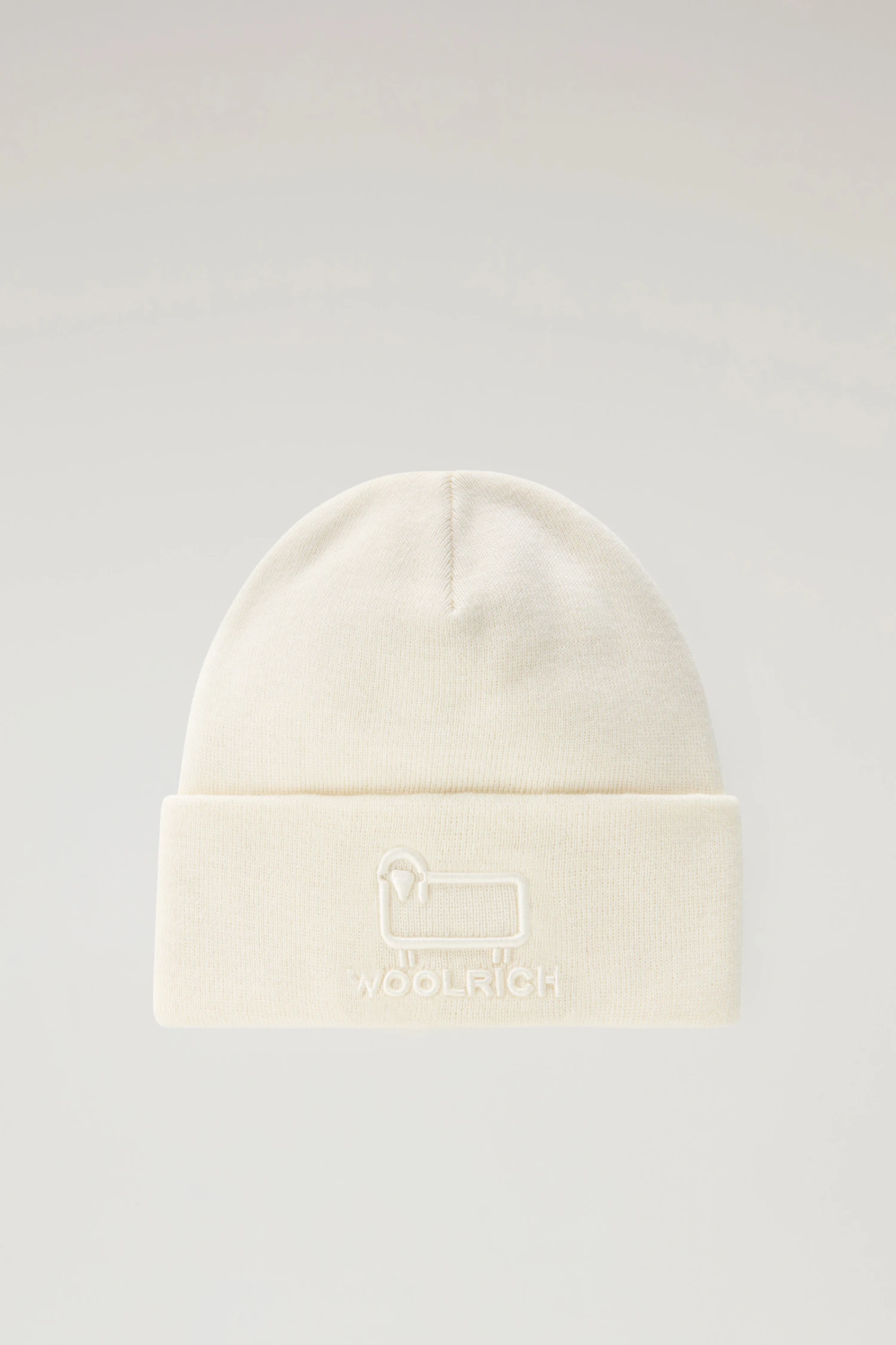 Woolrich Berretto Unisex In Cotone Misto Lana - Unisex - Bianco 3 Woolrich Berretto Unisex In Cotone Misto Lana - Unisex - Bianco