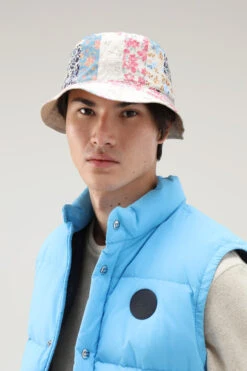Woolrich Cappello Double Face In Puro Cotone - Unisex - Multicolore -Offerta Economica Vestiario CFWOAC0214MRUT3326 8852 7