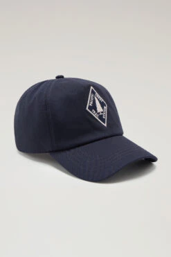 Woolrich Cappellino U.S. Trails Con Patch Ricamata - Uomo - Blu