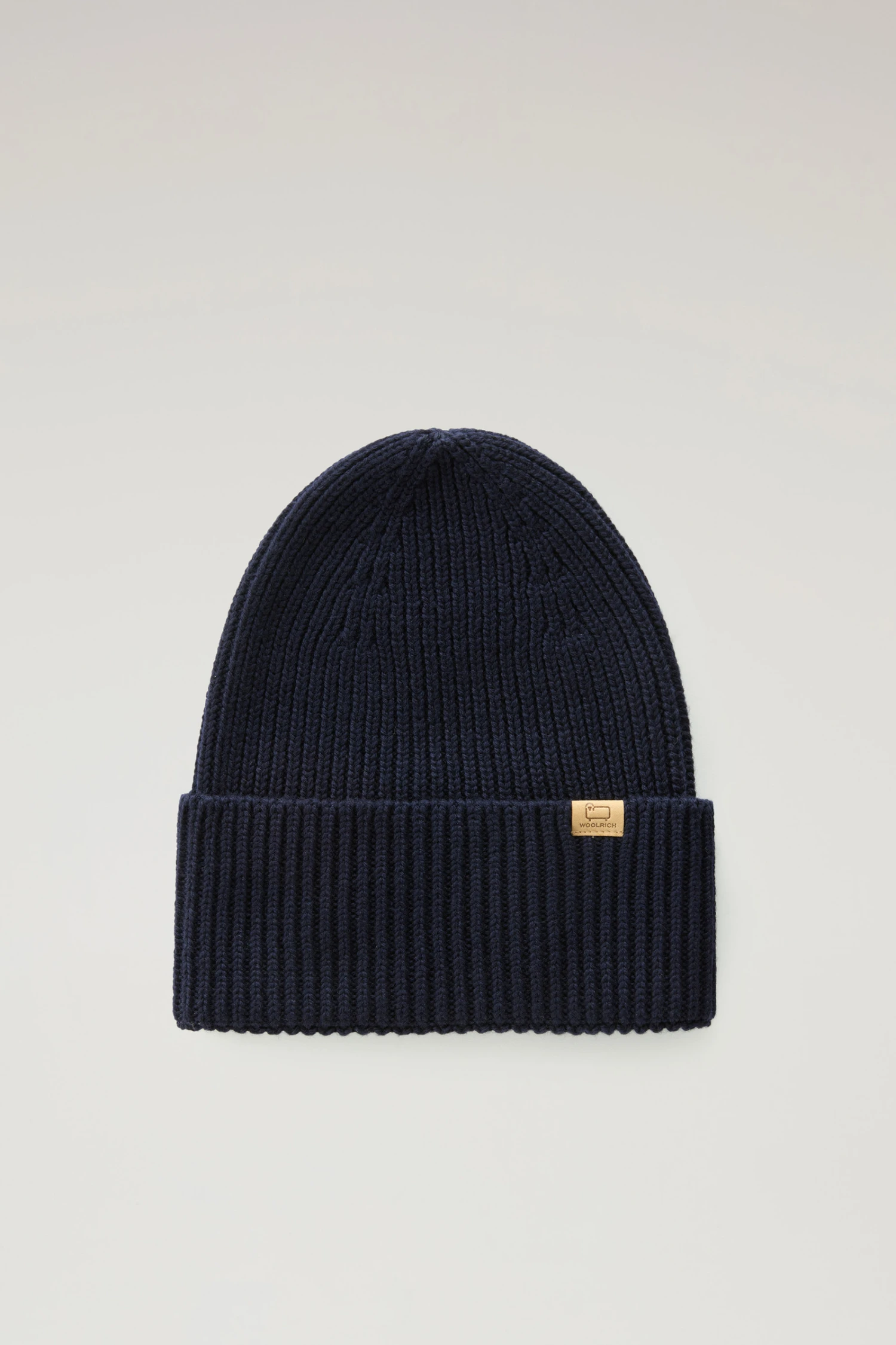 Woolrich Berretto A Costine In Pura Lana Vergine - Uomo - Blu 3 Woolrich Berretto A Costine In Pura Lana Vergine - Uomo - Blu