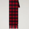 Woolrich Sciarpa A Quadri In Misto Lana - Uomo - Rosso -Offerta Economica Vestiario CFWOAC0234MRUT3237 5321