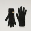 Woolrich Guanti A Costine In Pura Lana Vergine Merino - Uomo - Nero -Offerta Economica Vestiario CFWOAC0236MRUF0428 100