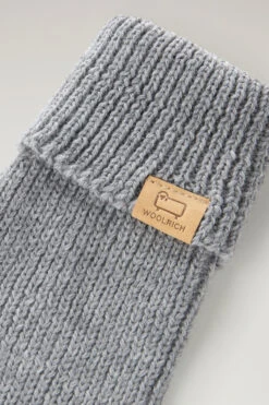 Woolrich Guanti A Costine In Pura Lana Vergine Merino - Uomo - Grigio -Offerta Economica Vestiario CFWOAC0236MRUF0428 117 2