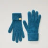 Woolrich Guanti A Costine In Pura Lana Vergine Merino - Uomo - Blu -Offerta Economica Vestiario CFWOAC0236MRUF0428 31093