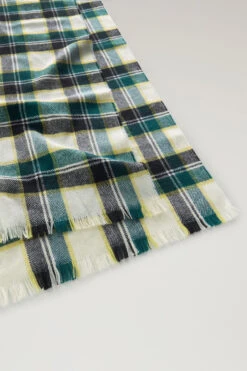 Woolrich Sciarpa A Quadri In Misto Lana E Cashmere - Uomo - Verde 8 Woolrich Sciarpa A Quadri In Misto Lana E Cashmere - Uomo - Verde -Offerta Economica Vestiario CFWOAC0246MRUT3537 6541 2
