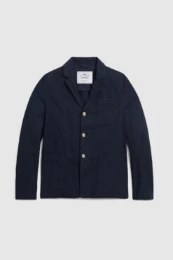 Woolrich Blazer Crew In Cotone Tinto In Capo - Uomo - Blu -Offerta Economica Vestiario CFWOBL0012MRUT2876 3989 3