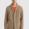 Woolrich Blazer Crew In Cotone Tinto In Capo - Uomo - Beige -Offerta Economica Vestiario CFWOBL0012MRUT2876 7356