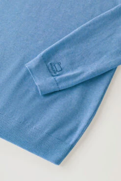 Woolrich Maglia Girocollo In Puro Cotone - Uomo - Blu 16 Woolrich Maglia Girocollo In Puro Cotone - Uomo - Blu -Offerta Economica Vestiario CFWOKN0213MRUF0615 31089 6