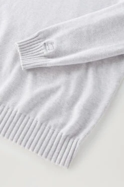 Woolrich Maglia Con Cappuccio In Puro Cotone - Uomo - Grigio -Offerta Economica Vestiario CFWOKN0221MRUF0615 117 6