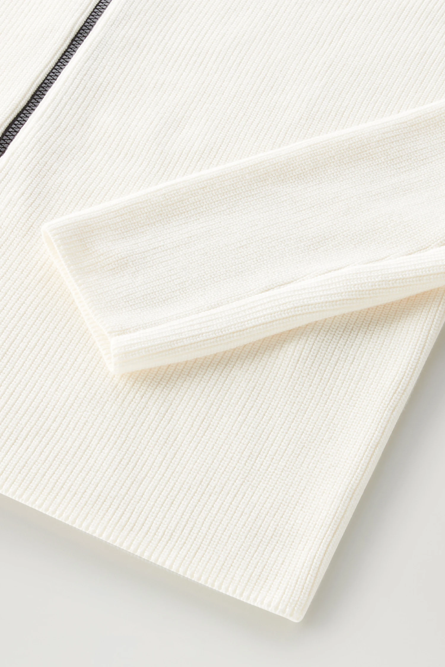 Woolrich Maglia In Puro Cotone Con Zip - Uomo - Bianco 10 Woolrich Maglia In Puro Cotone Con Zip - Uomo - Bianco - immagine 8