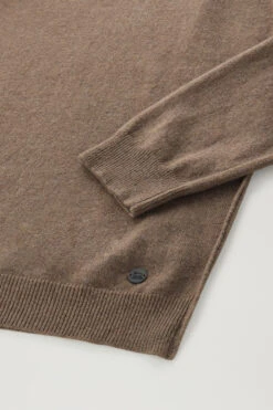 Woolrich Maglia Girocollo In Misto Lana Merino - Uomo - Marrone -Offerta Economica Vestiario CFWOKN0230MRUF0706 642 6