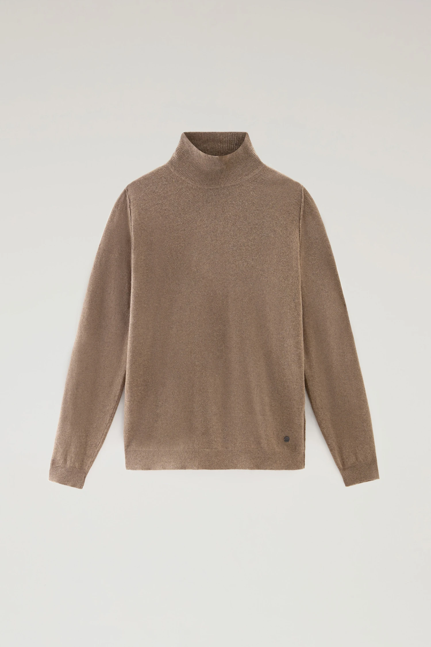 Woolrich Maglione A Collo Alto In Misto Lana Merino - Uomo - Marrone 7 Woolrich Maglione A Collo Alto In Misto Lana Merino - Uomo - Marrone - immagine 5