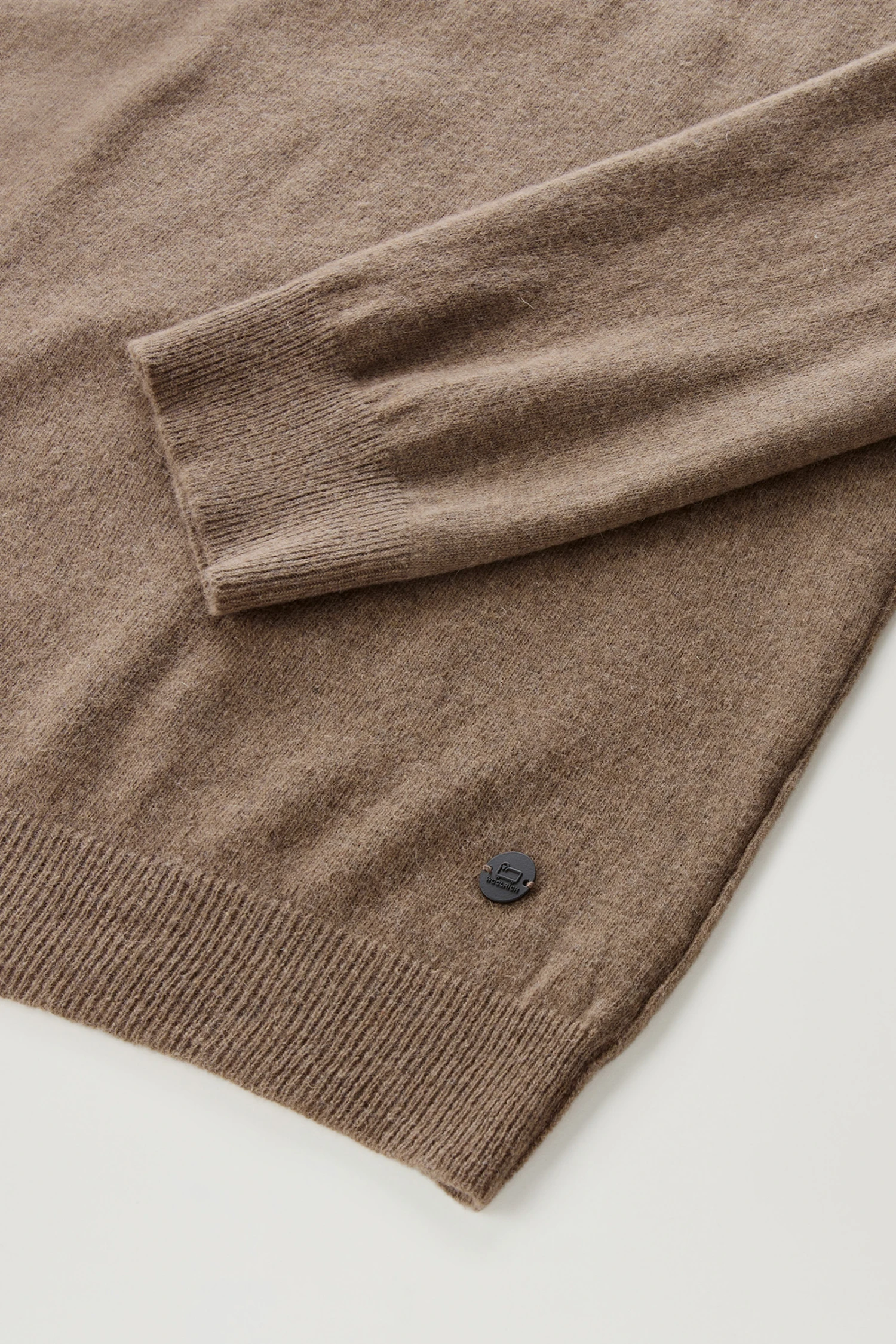 Woolrich Maglione A Collo Alto In Misto Lana Merino - Uomo - Marrone 9 Woolrich Maglione A Collo Alto In Misto Lana Merino - Uomo - Marrone - immagine 7