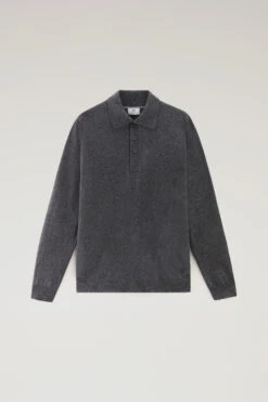 Woolrich Polo A Maniche Lunghe In Misto Lana Merino - Uomo - Grigio 14 Woolrich Polo A Maniche Lunghe In Misto Lana Merino - Uomo - Grigio -Offerta Economica Vestiario CFWOKN0233MRUF0706 1131 4