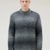 Woolrich Maglione Girocollo Dégradé In Misto Alpaca - Uomo - Grigio -Offerta Economica Vestiario CFWOKN0259MRUF0695 112