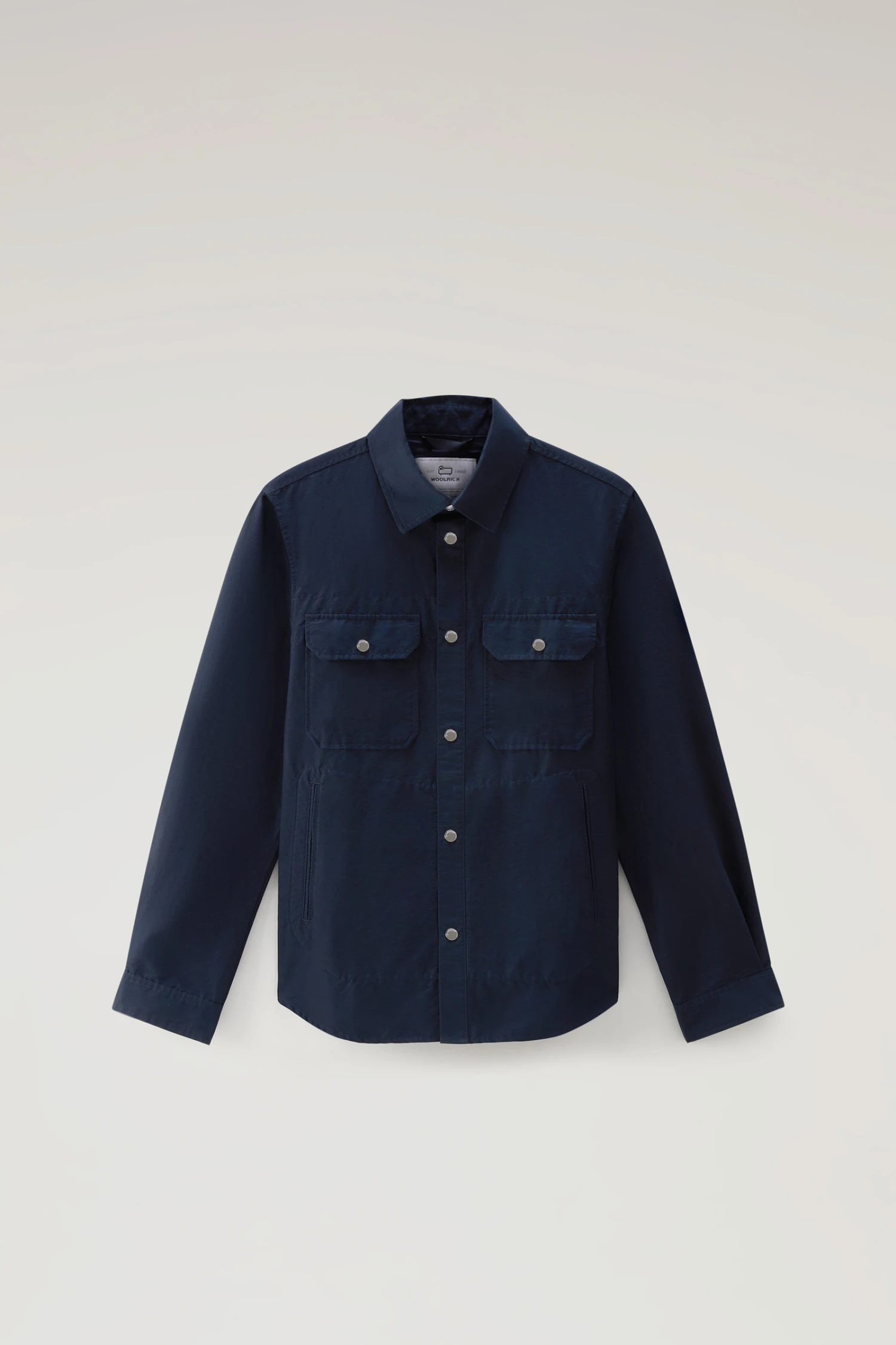 Woolrich Camicia Cruiser In Light Eco Ramar - Uomo - Blu 8 Woolrich Camicia Cruiser In Light Eco Ramar - Uomo - Blu - immagine 6