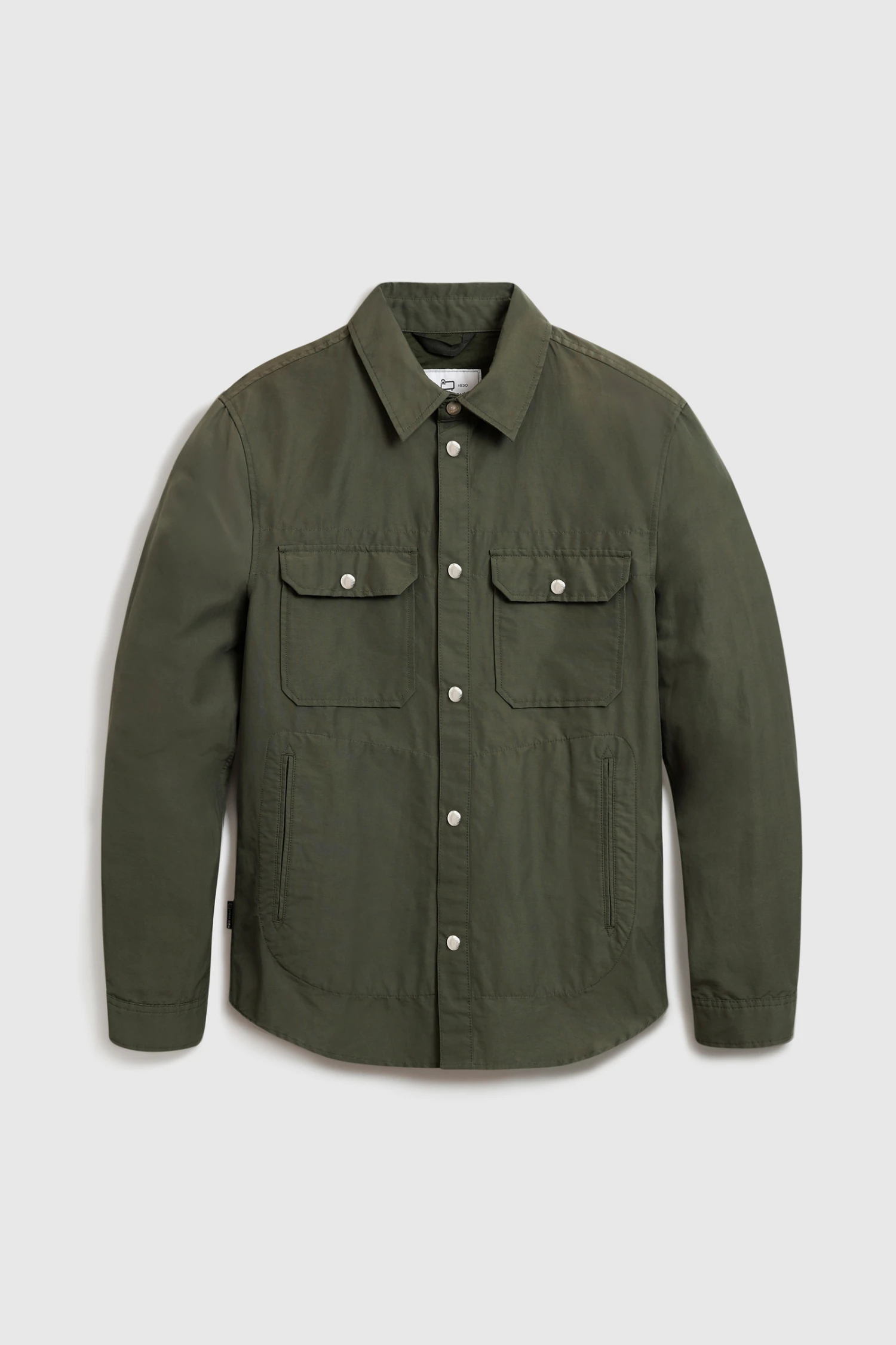 Woolrich Camicia Cruiser In Light Eco Ramar - Uomo - Verde 6 Woolrich Camicia Cruiser In Light Eco Ramar - Uomo - Verde - immagine 4