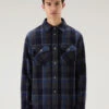 Woolrich Giacca A Camicia Alaskan A Quadri In Misto Lana Italiana Riciclata - Uomo - Grigio -Offerta Economica Vestiario CFWOOS0065MRUT3093 1908