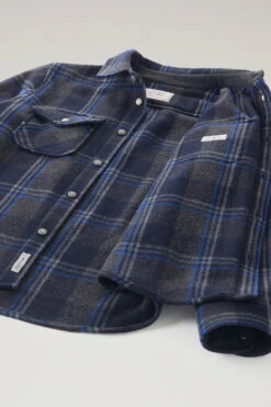 Woolrich Giacca A Camicia Alaskan A Quadri In Misto Lana Italiana Riciclata - Uomo - Grigio -Offerta Economica Vestiario CFWOOS0065MRUT3093 1908 8