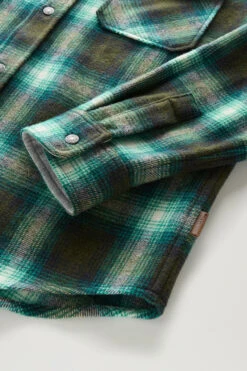Woolrich Giacca A Camicia Alaskan A Quadri In Misto Lana Italiana Riciclata - Uomo - Verde -Offerta Economica Vestiario CFWOOS0065MRUT3093 6601 2