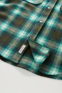 Woolrich Giacca A Camicia Alaskan A Quadri In Misto Lana Italiana Riciclata - Uomo - Verde -Offerta Economica Vestiario CFWOOS0065MRUT3093 6601 3
