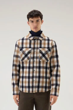 Woolrich Giacca A Camicia Alaskan A Quadri In Misto Lana Italiana Riciclata - Uomo - Multicolore