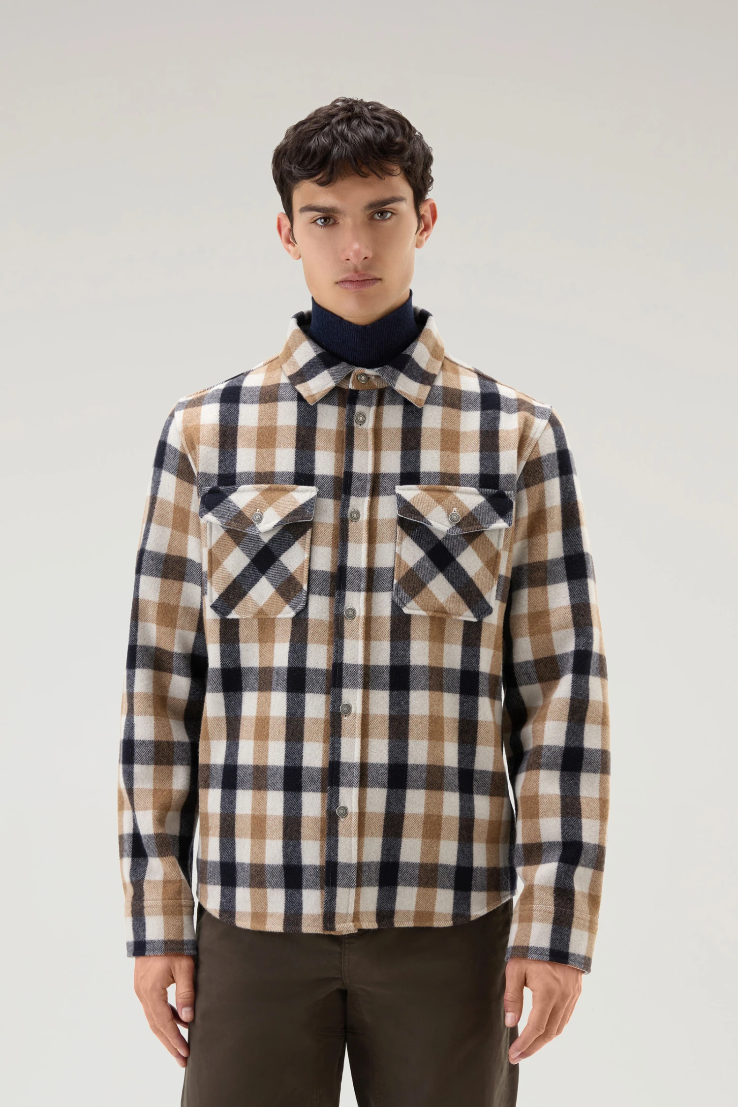 Woolrich Giacca A Camicia Alaskan A Quadri In Misto Lana Italiana Riciclata - Uomo - Multicolore 3 Woolrich Giacca A Camicia Alaskan A Quadri In Misto Lana Italiana Riciclata - Uomo - Multicolore