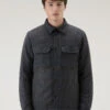 Woolrich Giacca A Camicia Imbottita Alaskan A Quadri In Misto Lana Italiana Riciclata - Uomo - Grigio -Offerta Economica Vestiario CFWOOS0067MRUT3046 1908