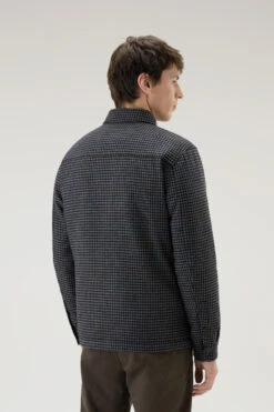 Woolrich Giacca A Camicia Imbottita Alaskan A Quadri In Misto Lana Italiana Riciclata - Uomo - Grigio -Offerta Economica Vestiario CFWOOS0067MRUT3046 1908 2