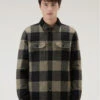 Woolrich Giacca A Camicia Imbottita Alaskan A Quadri In Misto Lana Italiana Riciclata - Uomo - Verde -Offerta Economica Vestiario CFWOOS0067MRUT3046 6474